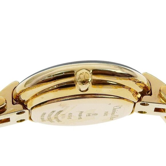 Dior Bakira Watches 46154-3 blackDial Plated Gold Quartz Analog display Women main image 7